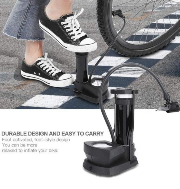 Portable High Pressure Foot Air Pump Compressor for Car and Bike Air Pump for Motorbike Cars Bicycle for Football Cycle Pumps for Bicycle car air Pump for tubeless