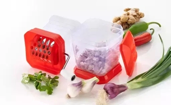 Royal Plastic Onion Chopper Chili Cutter Dry Fruits Cutter Vegetable Chopper Onion Cutter for Home and Kitchen Multipurpose Use (Multicolor, Pack of 1)