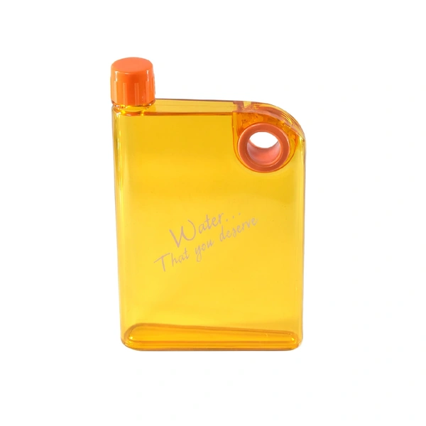 Notebook Style Slim Water Bottle (380 ml, Multicolor)