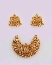 Love Heart Rose Gold-Plated Brass Mangalsutra Design look For women Party Wear