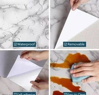 RUBY's Wall Stickers Marble Wallpaper Furniture Kitchen