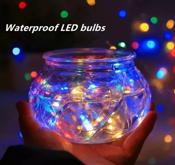 3 Meter Battery Operated Silver String LED Lights 30 LED,