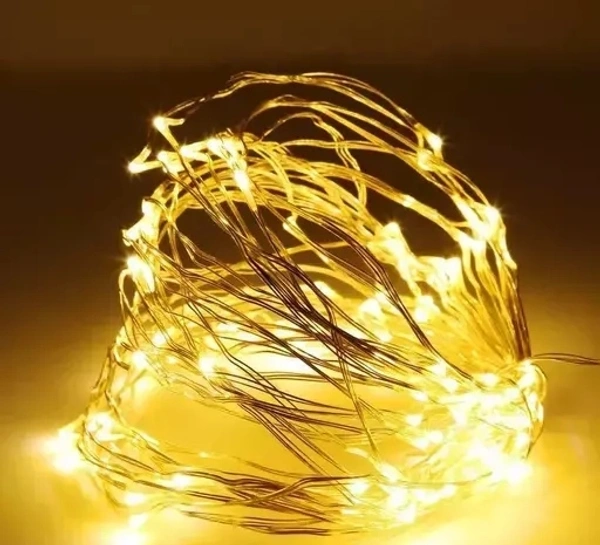 Name : Home Delight CopperString 3mtr Yellow Led Strings light for home decoration Party Super bright and low Power Consumption
