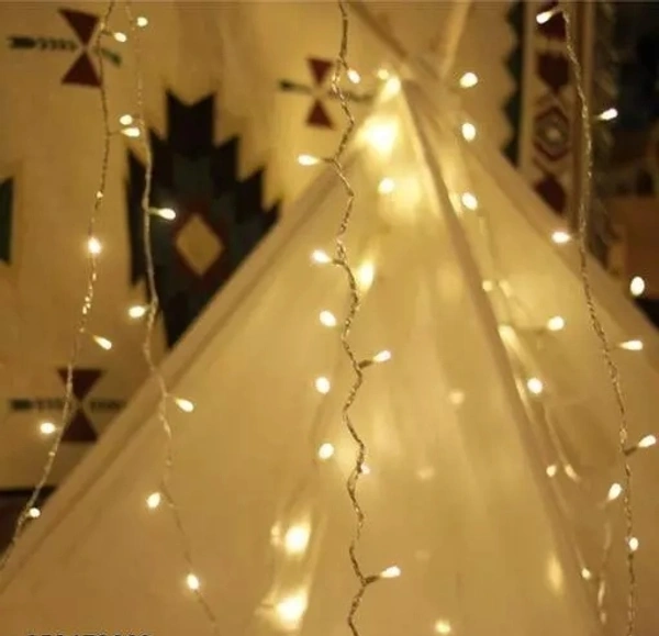 Fancy Rice Lights 42 LED 12 Meter power pixel Led Rice Light for Decoration Rice Light and String Light for Diwali Christmas Indoor Outdoor Decoration Bedroom Wedding Birthday Party Patio, 12 meter (Warm White Pack of 1)