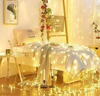 Fancy Rice Lights 42 LED 12 Meter power pixel Led Rice Light for Decoration Rice Light and String Light for Diwali Christmas Indoor Outdoor Decoration Bedroom Wedding Birthday Party Patio, 12 meter (Warm White Pack of 1)