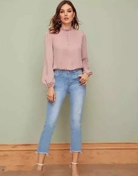 B-10 STYLISH PEACH TOP - L