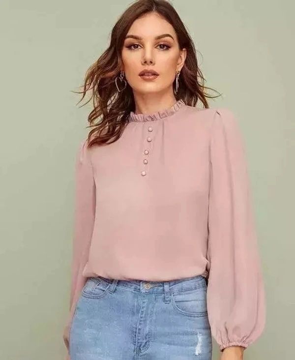 B-10 STYLISH PEACH TOP - L