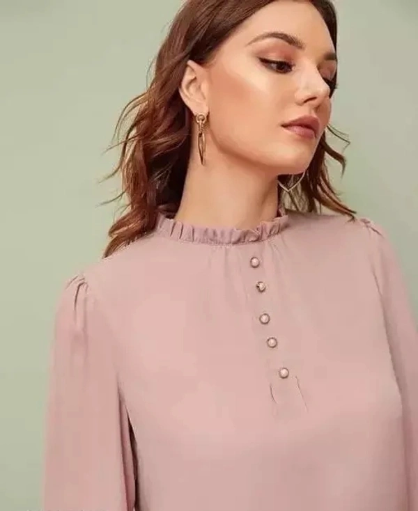 B-10 STYLISH PEACH TOP - L