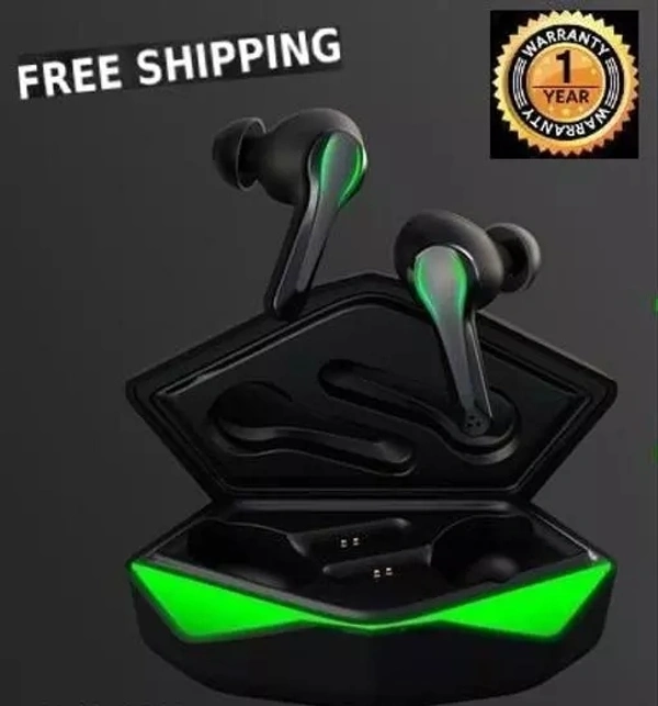 Enterprises In-Ear Truly Wireless Earbuds with Mic (50ms Low Latency Gaming Mode, Black)