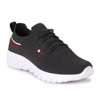M-Khalifa-Grey Mesh Eva Running/Walking/Gym Sports Shoes For Men - 7