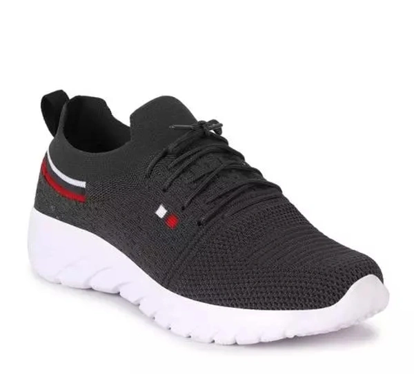 M-Khalifa-Grey Mesh Eva Running/Walking/Gym Sports Shoes For Men - 7