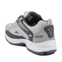 ASIAN Men's FUTURE-01 Grey Sports Running Walking & Gym LIghtWeight Stylish Shoes for Boys & Men