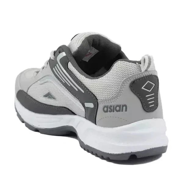 ASIAN Men's FUTURE-01 Grey Sports Running Walking & Gym LIghtWeight Stylish Shoes for Boys & Men