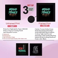 SAF Set of 3 motivational quotes UV Textured Sybthetic Frame Painting Home Decorative Gift Item 10 Inch X 30 Inch