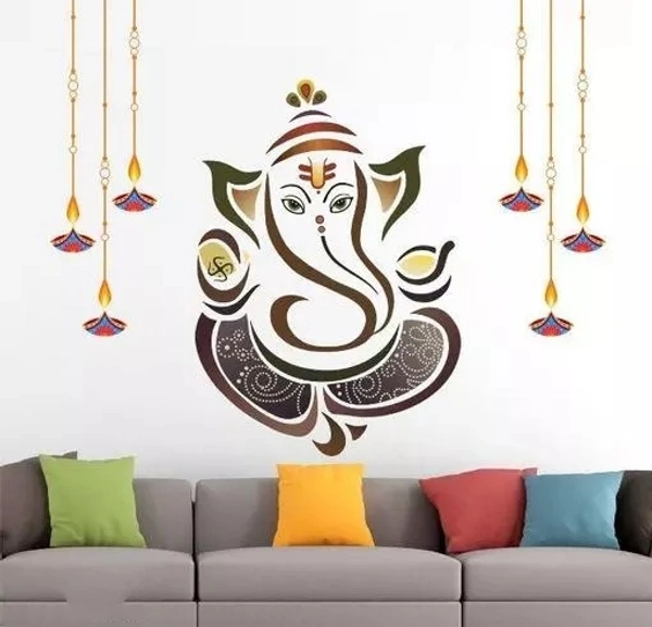 Byte Studio decorative for home decorative multicolour wall sticker for home décor (pvc vinyl multicolour )