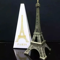Grace Enterprises Eiffel Tower Paris Souvenir Metal Decorative Showpiece | Home and Office Decor | 18Cm