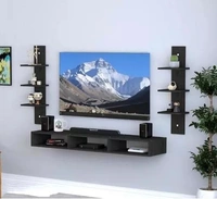 TRB Handicrafts Wooden TV Entertainment Unit/Wall Set Top Box Shelf Stand/TV Cabinet for Wall/Set Top Box Holder for Home/TV Stand Unit for Wall for Living Room