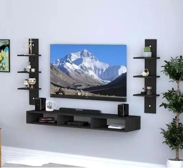 TRB Handicrafts Wooden TV Entertainment Unit/Wall Set Top Box Shelf Stand/TV Cabinet for Wall/Set Top Box Holder for Home/TV Stand Unit for Wall for Living Room