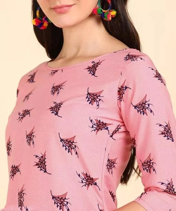 Women Kurta And Pant set Crepe - XXL