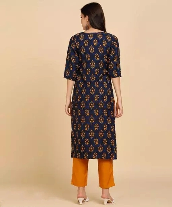 Women Kurta And Pant set Crepe - S