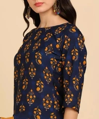 Women Kurta And Pant set Crepe - XL