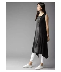 "Kurti" Designer Stylish Sleeveless Kurti - M