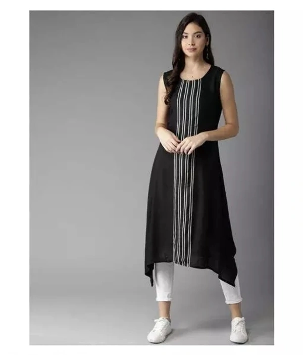 "Kurti" Designer Stylish Sleeveless Kurti - L