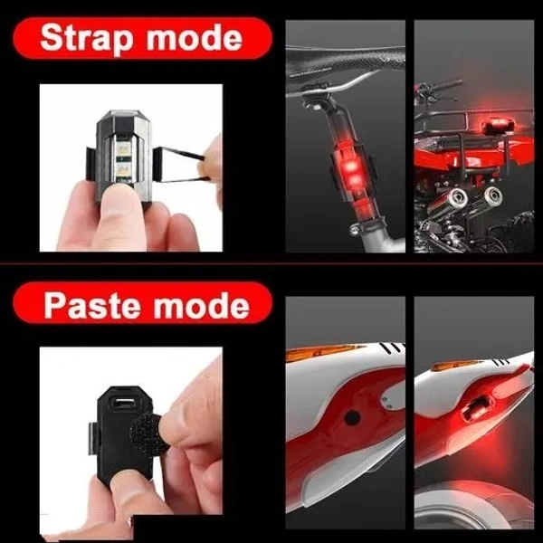 Universal LED Anti-collision Warning Light Mini Signal Light Drone with Strobe Light 7 Colors Turn Signal Pack Of 5
