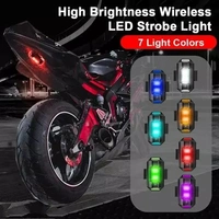 Universal LED Anti-collision Warning Light Mini Signal Light Drone with Strobe Light 7 Colors Turn Signal Pack Of 5