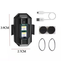Universal LED Anti-collision Warning Light Mini Signal Light Drone with Strobe Light 7 Colors Turn Signal Pack Of 1