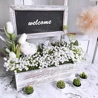 SATYAM KRAFT 3 Pcs Artificial Babys Breath Gypsophila Bouquets Flowers Sticks for Gifting, Home, Room, Office, Bedroom, Balcony, Living Room, Flowers For Decorations On Pooja, weddings, Car decor (Without Vase Pot) (Pack of 3, White)