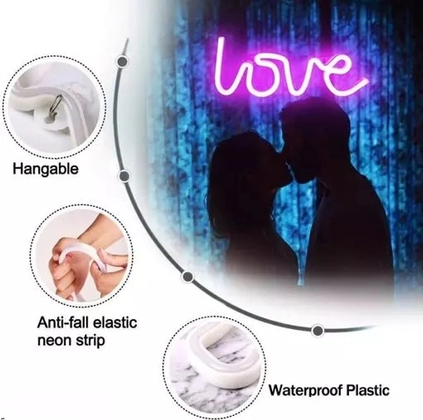 Love Neon Led Light Sign for Love Room Decoration
