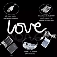 Love Neon Led Light Sign for Love Room Decoration