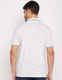 UNIBERRY Men's Cotton Half Sleeves Printed Polo Neck T-shirt - XXXL