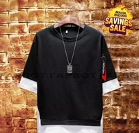 The FashionPlus Pretty Retro Men Tshirts Trendy fashionable-men-tshirt "Rich Look" Partywear Best Designer Mens Round Neck Full Sleeve T Shirts Low Price Best Quality High Demand Best Selling Mens T SHIR - XXL