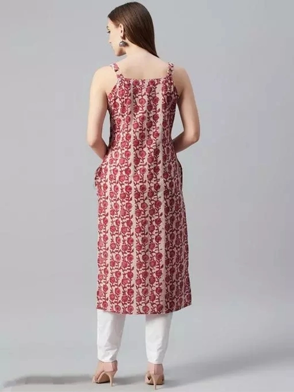 Pure cotton Cut sleeves Kurti for women - XS