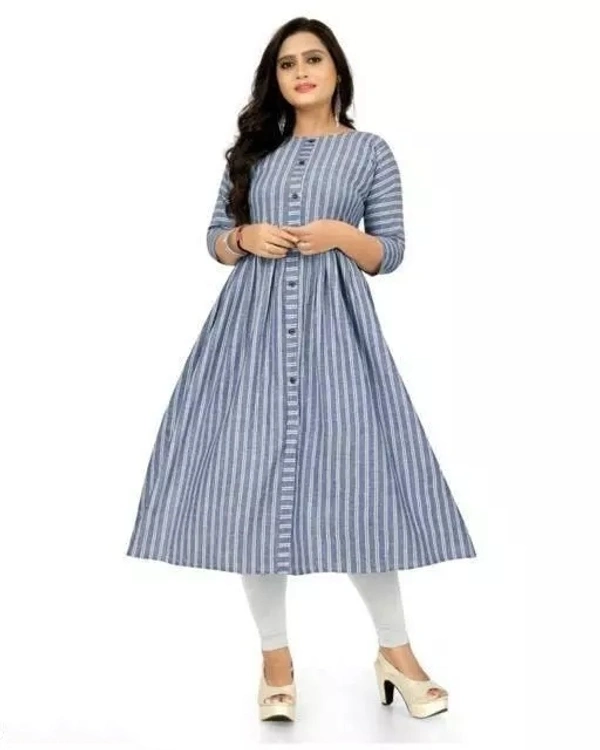Women's Linings Printed Cotton Kurtis - M