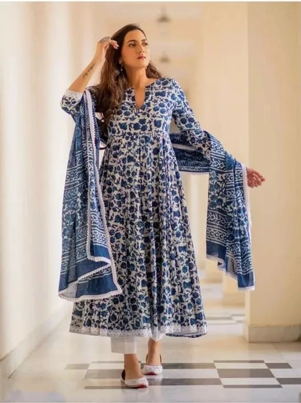 Cotton printed chunni set - XXXL