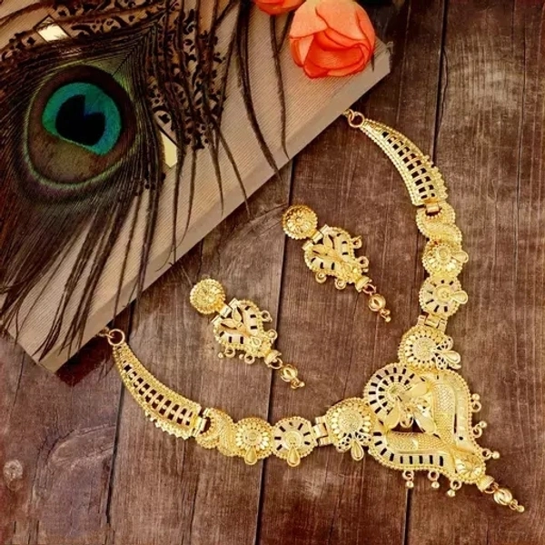 Combo Of Two One Gram Gold Choker Set And Long Rani Haar With Matching Earrings