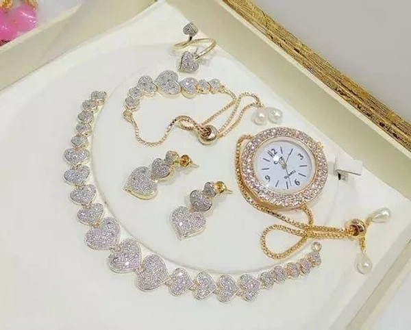 Beautiful American Diamond Jewellery Set