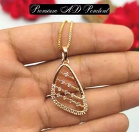AD Rose Gold Pedent Set