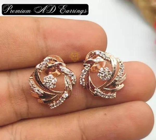 AD Rose Gold Pedent Set
