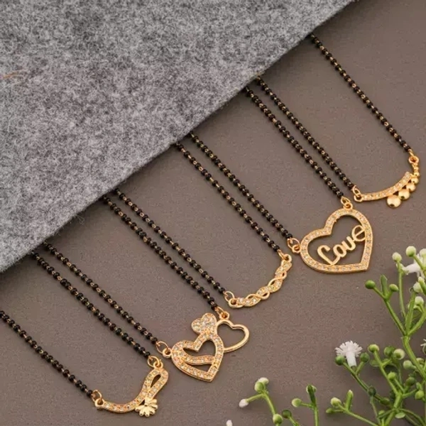 KRISHNA''Gold Plated Pendal Chain Mangalsutra
