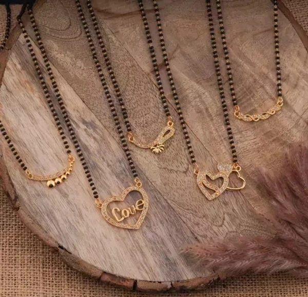 KRISHNA''Gold Plated Pendal Chain Mangalsutra