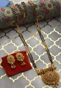 Elegent mangalsutra with earrings