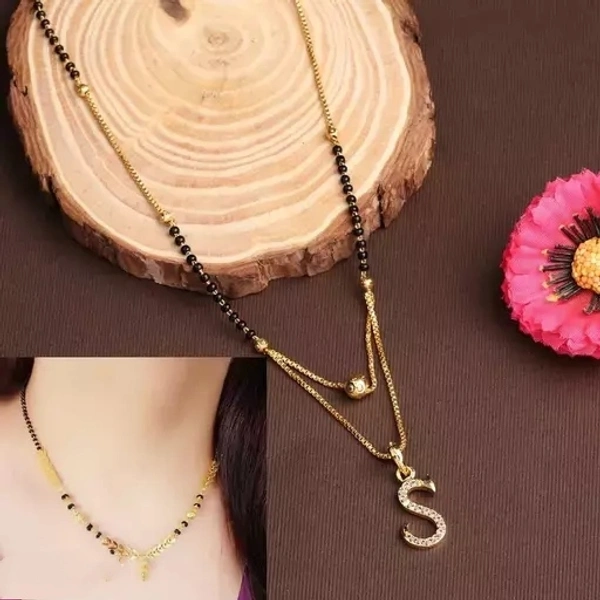 Alphabet name Mangalsutra With free Gift