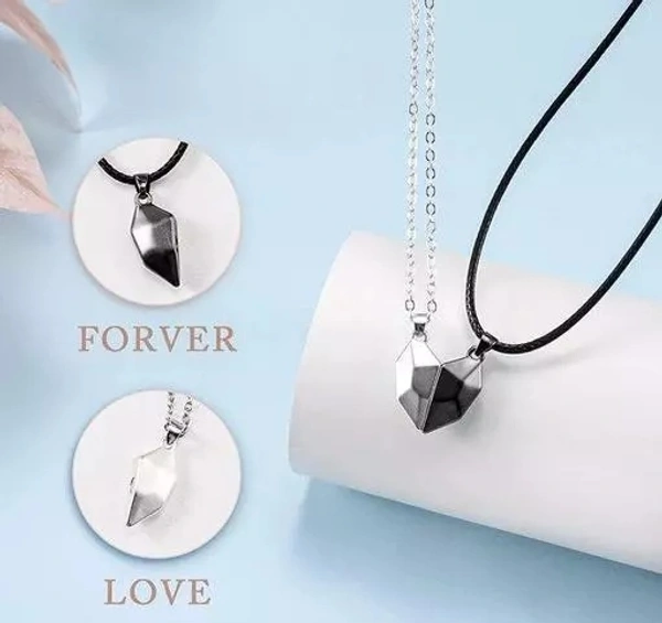 Couple Lockets | His Her Heart Trend Lockets | Magnet Heart Lockets | Gifts For Couples | Lockets For WOmen | MEn Lockets | Gifts FOr Girlfriend Partner LoverBase Metal : Alloy