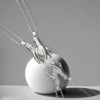 Couple Chain Lockets | Handshake Lockets | Magnet Attraction Promise Lockets | Lockets For Men & Women | GIfts For Couples