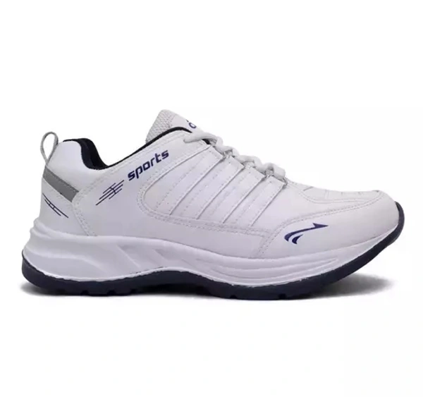 ASIAN Men's COSCO White Sports Running Walking & Gym LIghtWeight Stylish Shoes for Boys & Men - 7