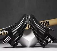 Black Printed Sneakers For Me - 9